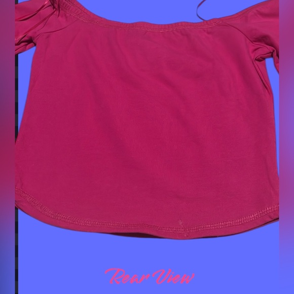 NWOT BDG Elasticized Boat Neckline Crop Top - Size XS - Picture 4 of 8